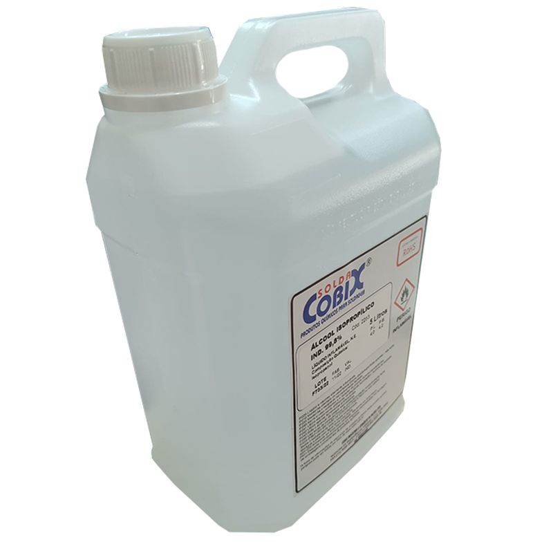 lcool Isopropilico 5 Litros  99,8% - Ind Bombona 5Lts Natural
