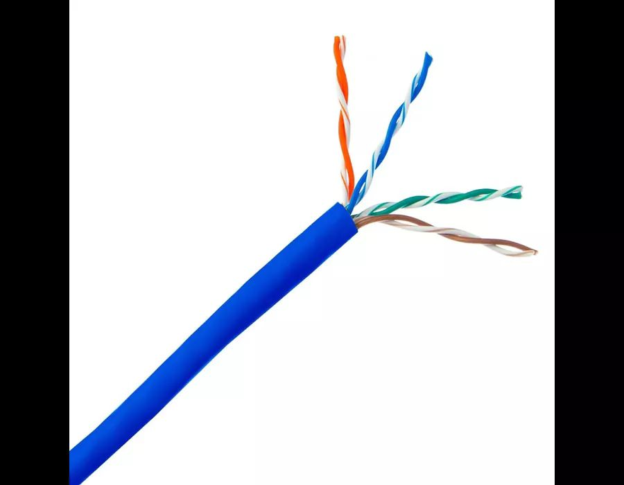 Cabo  CFTV UTP CAT5  24AWG Rl 40MTS Azul