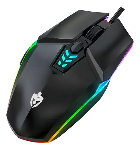 Mouse Gamer Uzi Eg 113 Evolut Led Rgb 3200 Dpi ptico