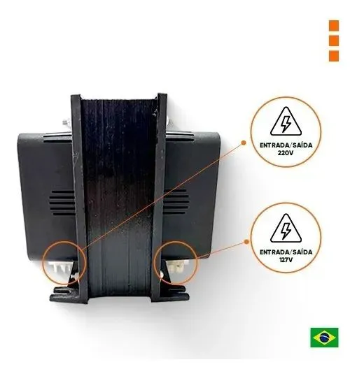 Auto Transformador Conversor Voltagem 110V / 220V 5000VA