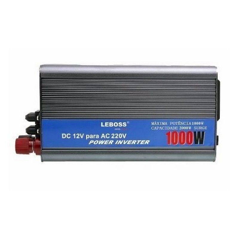 Inversor conversor Veicular C/ potncia 1000W 12V P/ 220V - LEBOSS