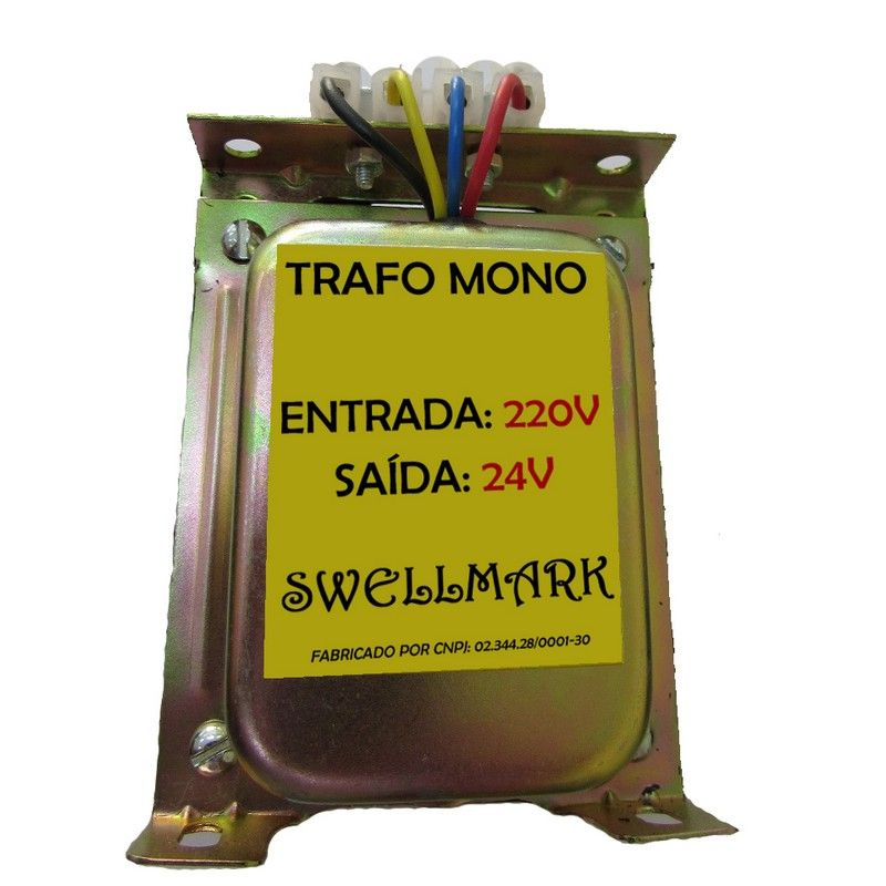 Transformador Mono de Comando PRIM. 220VAC  X SEC: 24VAC  POT. 50VA