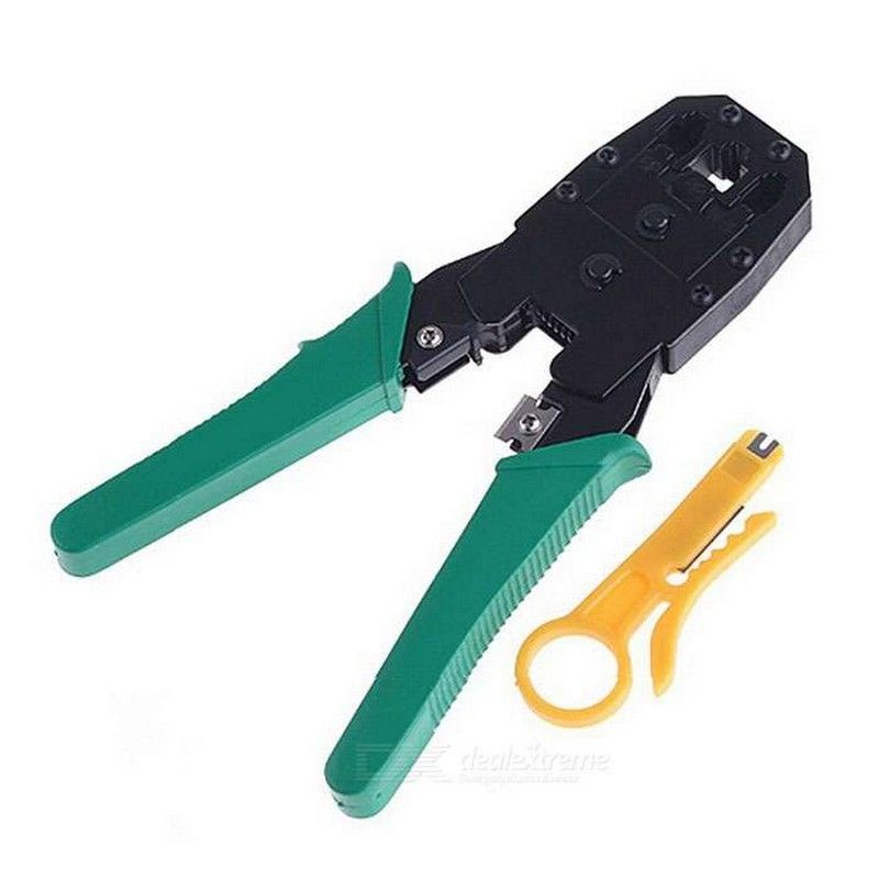 Alicate Crimpar Corte Cabo De Rede Rj11 Rj12 Rj45 Decapador