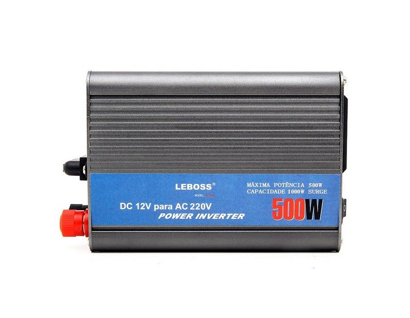 Inversor conversor veicular  500W 12V P/ 220V  LEBOSS