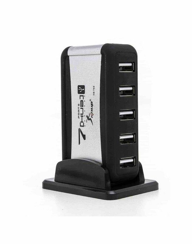 Mini Hub Usb 7 Portas Usb 2.0 480mbps Usb Hb-t68 Knup