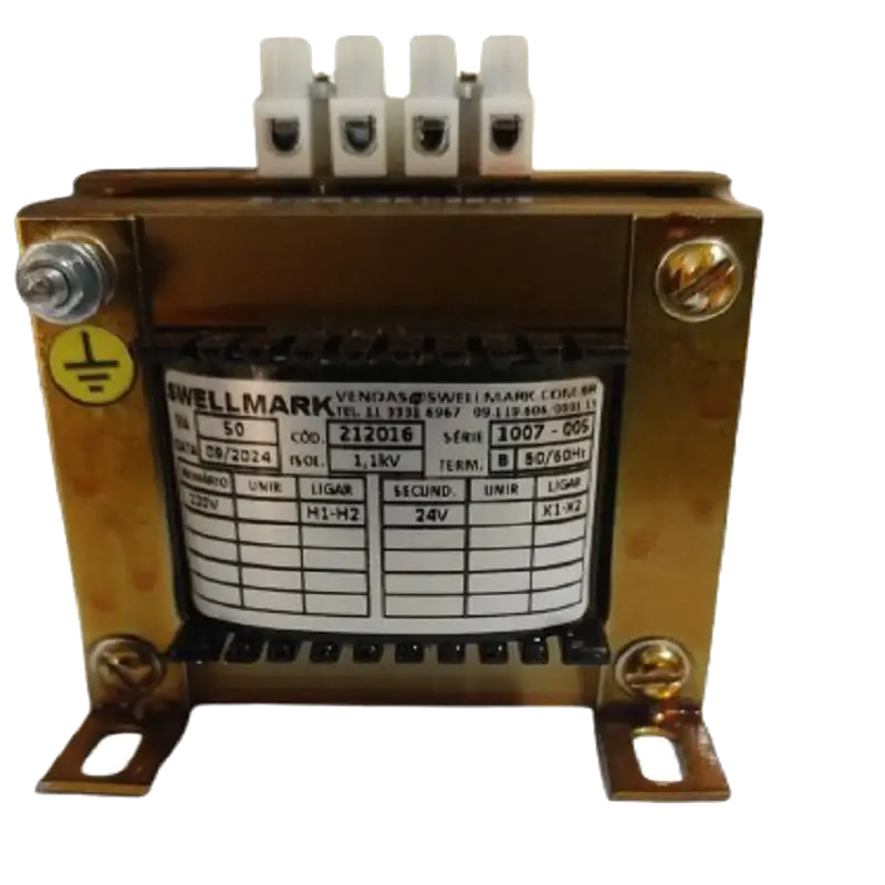 Transformador Monofsico de Comando 220VAC X 24VAC 2A  50VA