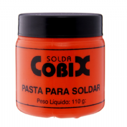 Kit Pasta de Solda 110g + 3 Tubinhos de Solda  22g 1mm Cobix