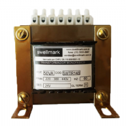 Transformador Monof�sico de Comando 220V/380V/440V X 24V 2A  50VA