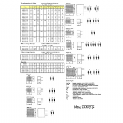 Transformador de Pulso  MTPT 27-2/10 Mini Trafo
