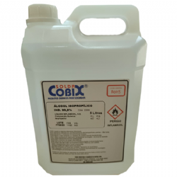 �lcool Isopropilico 5 Litros  99,8% - Ind Bombona 5Lts Natural
