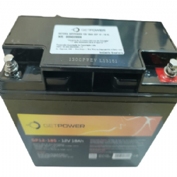 Bateria Selada Estacion�ria  12V-18AH  GETPOWER - 18AH  Nobreak UPS Eletr�nicos