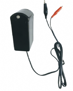 Fonte Carregador de Bateria 12v 1 AH Flutuador com Led Garra