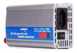 Inversor conversor Veicular C/ potncia 1000W 12V P/ 110V - LEBOSS