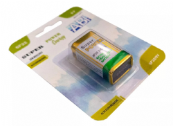 Bateria Super Heavy Duty Zinco 9V 6F22  BLISTER 1 UN