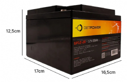 Bateria Selada 12v 28ah Gp 12-28 Getpower