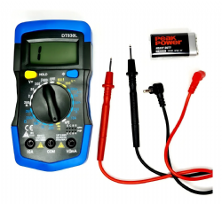 Mult�metro digital port�til  c/ ilumina��o DT830L