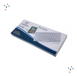 TECLADO  BLUETOOTH MULTIMIDIA MINI BRANCO KA-689