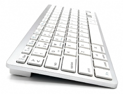 TECLADO  BLUETOOTH MULTIMIDIA MINI BRANCO KA-689