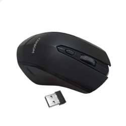 Mouse Kapbom Ka-633 �ptico Sem Fio Preto 6 Bot�es