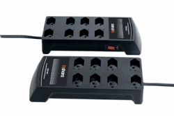 FILTRO DE LINHA + PROTETOR ANTI RAIO 8 TOMADAS cod:630