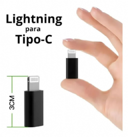 Conector Otg Ios Para Tipo C Adaptador Compat�vel Com Iphone