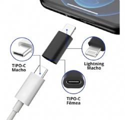 Conector Otg Ios Para Tipo C Adaptador Compat�vel Com Iphone