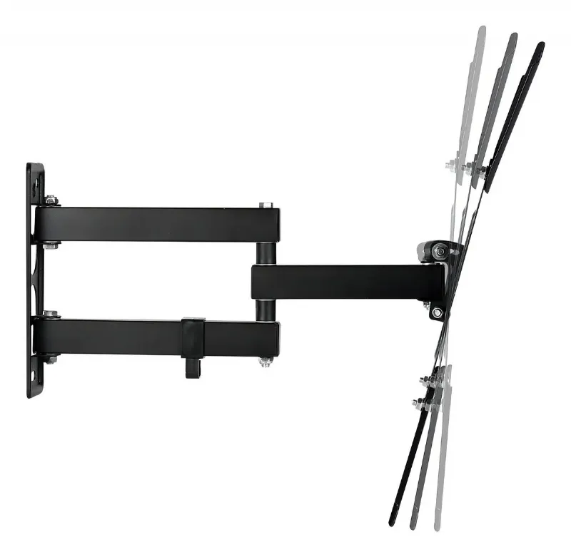 Suporte para Tv Triarticulado C/ Inclina��o 17 At� 55 Multivis�o Mi-1755 Cor Preto
