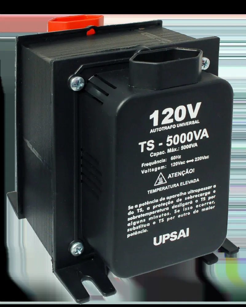 Auto Transformador TS 5000VA Bivolt 110V/220V ou 220V/110V C/ Sensor T�rmico - UPSAI