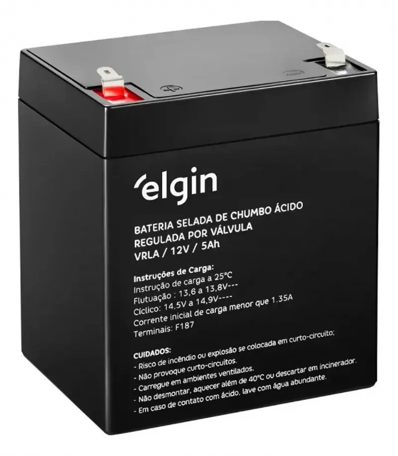 BATERIA SELADA NOBREAK  12V 5A  F1  ELGIN
