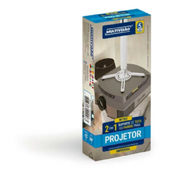 Suporte 2 EM 1 Teto ou Parede para Projetor MT-305 Branco - Multivis�o