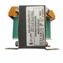 Transformador Monof�sico de Comando 220V/380V/440V X 24V 3A 75VA