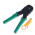 Kit Alicate Crimpar Rj11 Rj12 Rj45 + Multmetro Digital C/ Testador Rede DT68D