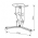Suporte para Projetor Brasforma SBRP 757 Com engate rpido