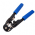 Alicate de Crimpar para RJ12 RJ11 RJ45 com Catraca Azul 568R