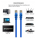 Cabo De Rede XC-CR-50M Cat5e Internet Lan RJ45 Cat5e Xcell
