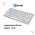 TECLADO  BLUETOOTH MULTIMIDIA MINI BRANCO KA-689