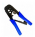 Alicate de Crimpar para RJ12 RJ11 RJ45 com Catraca Azul 568R